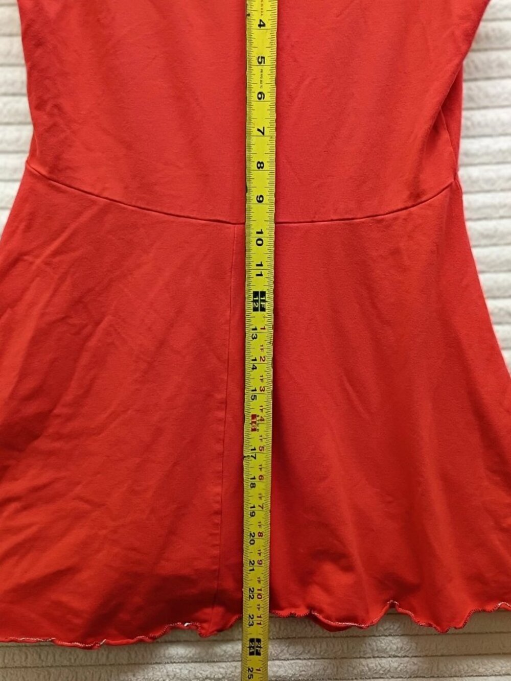 A New Day Sleeveless Red Dress Size Small Y2k Casual Going Out Relaxation. Flaws - Picture 4 of 10